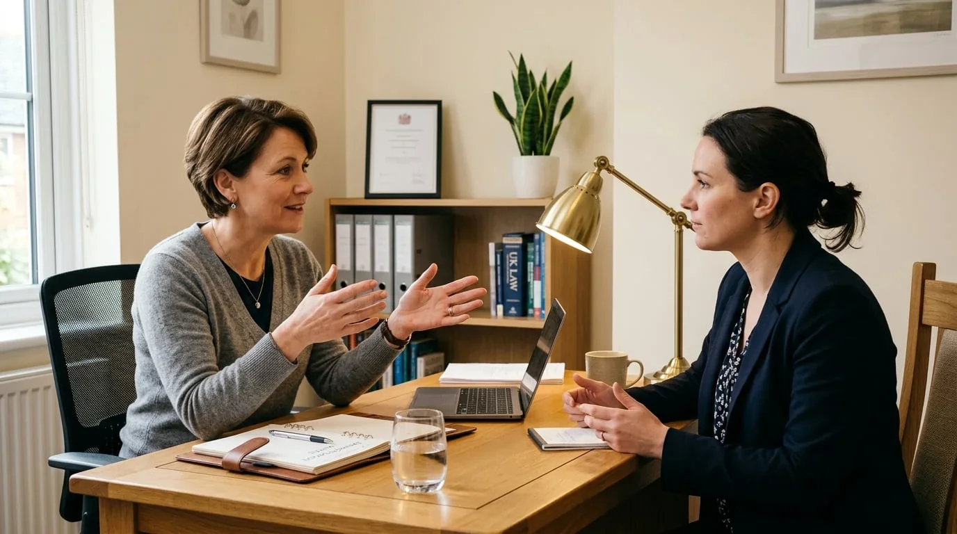 Confidential client consultation for people tracing services