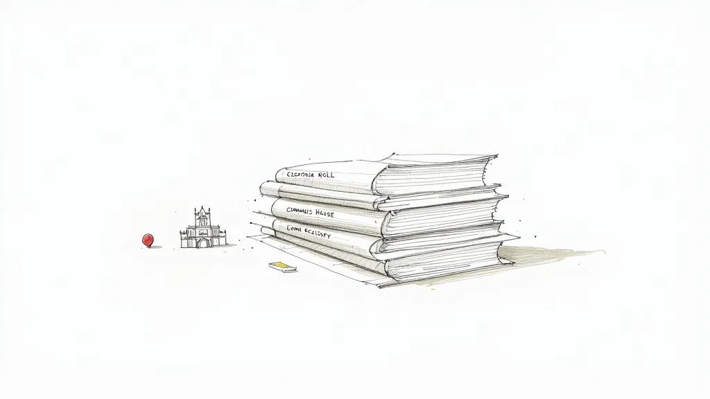 A person reviewing a detailed report on a laptop, indicating paid search results.